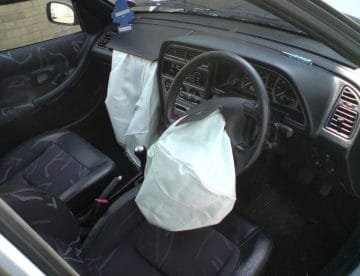 Peugeot Airbags Deployed